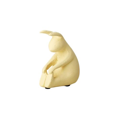 Kanin - Gul - Påskpynt - 10 x 6 x 11 cm - www.frokenfraken.se