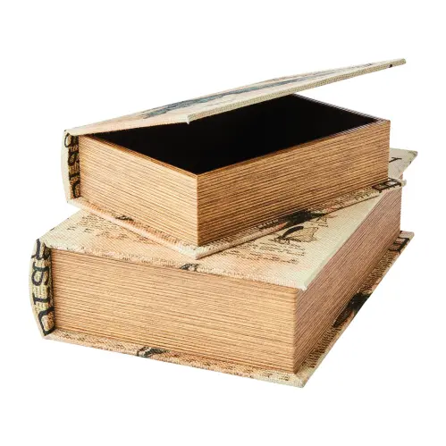 Förvaringsbok - Boklåda - 2 storlekar - Natur - 27 x 19 x 7 cm - www.frokenfraken.se