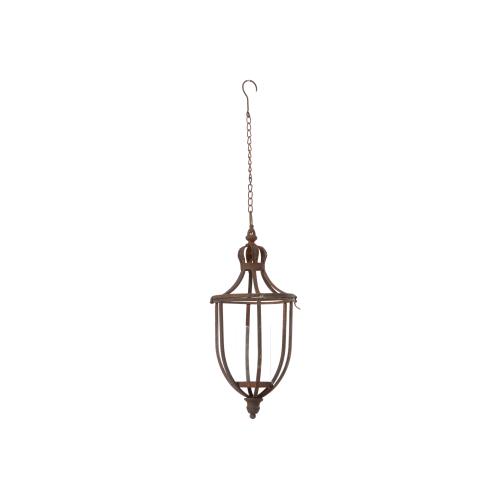 Ljuslykta - Hängande - Rost - 2 storlekar - 56 cm, 41 cm - www.frokenfraken.se