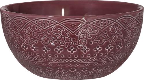 Orient M skål vinröd - Ø15 cm - www.frokenfraken.se