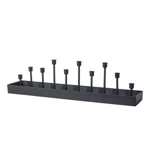 Ljusstake - Bordsljusstake - 10 ljus i låda - 72 x 16 x 21 cm - www.frokenfraken.se