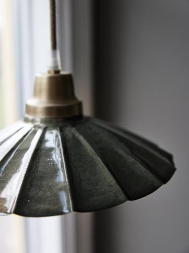 Fönsterlampa - Ester - Mörkgrön - 24 cm - www.frokenfraken.se