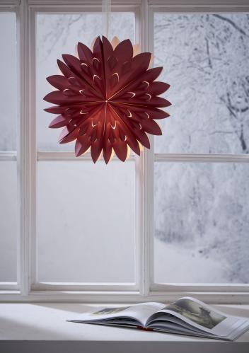 Adventsstjärna - Röd - 40cm - www.frokenfraken.se