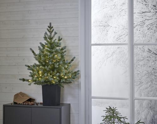Julgran med belysning - LED Greyland - 95 cm - Utomhus & Inomhusbruk - www.frokenfraken.se
