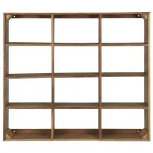 Vägghylla med 12 fack - 100 x 87 cm - www.frokenfraken.se