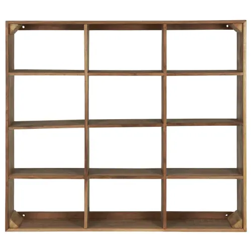 Vägghylla med 12 fack - 100 x 87 cm - www.frokenfraken.se