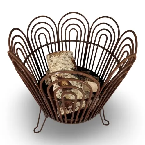 Eldkorg - Rostfärgad - 49 cm - www.frokenfraken.se