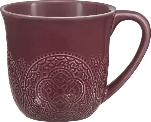 Orient mugg vinröd - 3 dl - www.frokenfraken.se