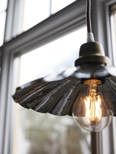 Fönsterlampa - Ester - Mörkgrön - 24 cm - www.frokenfraken.se