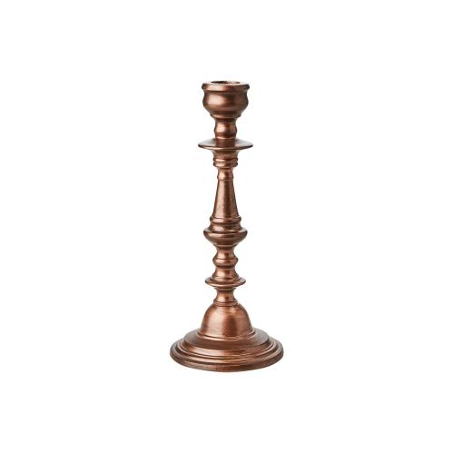 Ljusstake S - Kopparfärgad - Ø9 x 22 cm - www.frokenfraken.se