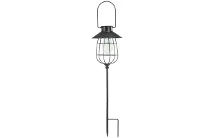 Lampa - Solcell Pinne - Svart - 22 x 64 cm - www.frokenfraken.se
