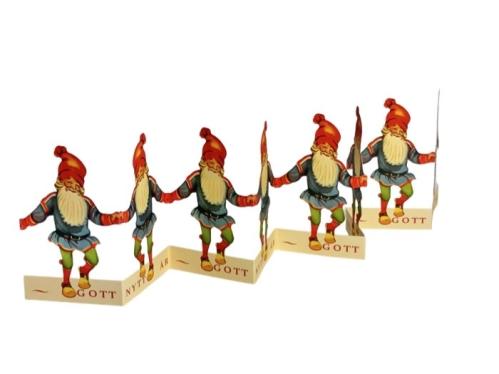 Pappersrad - Tomte - God Jul - 12 x 60 cm - www.frokenfraken.se