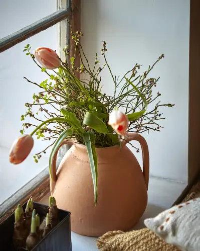 Urna - Terrakotta - Ø18/24 x 21 cm - www.frokenfraken.se