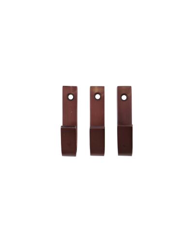Krok - Brunad mässing - 3-Pack - 1 X 7 cm - www.frokenfraken.se