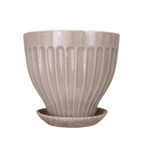 Kruka - Anna - Beige - Ø30 x 27.5 cm - www.frokenfraken.se