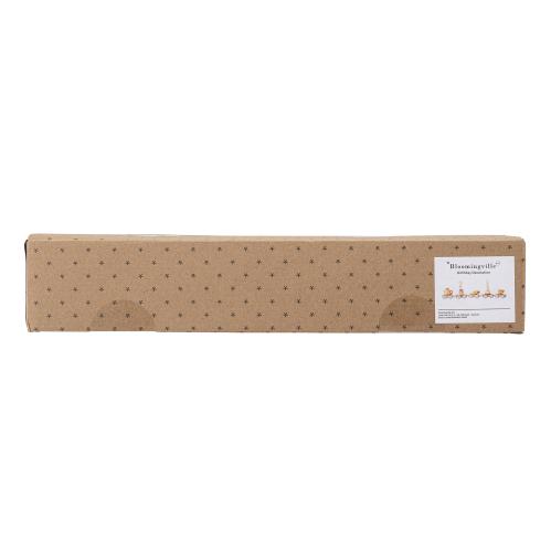 Ljusstake - Födelsedagståg - Gul - 39 cm - www.frokenfraken.se
