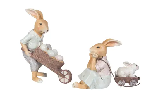 Kaninpar - Kärra & Vagn - 2-pack - www.frokenfraken.se