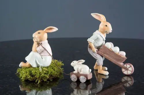 Kaninpar - Kärra & Vagn - 2-pack - www.frokenfraken.se