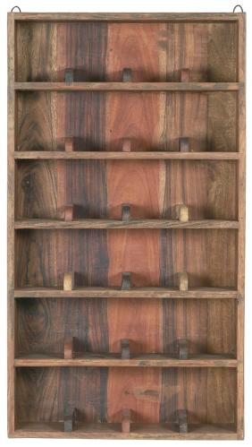 Vägghylla med 24 fack - Wood - 89 x 50 cm - www.frokenfraken.se