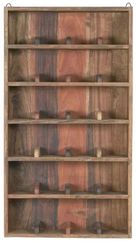Vägghylla med 24 fack - Wood - 89 x 50 cm - www.frokenfraken.se
