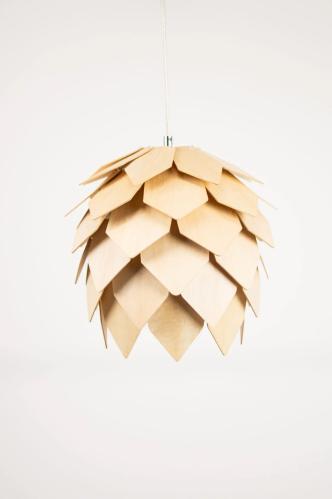 Taklampa - Cone - Natur - Ø27 cm - www.frokenfraken.se