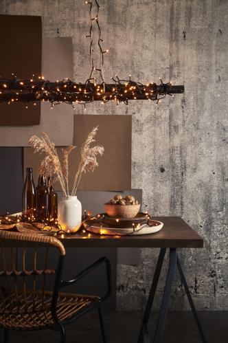 Ljusslinga - Utomhus - 540 st led varmvit - 11 meter - www.frokenfraken.se