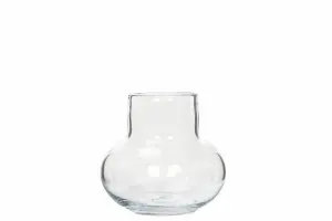 Vas Glas Ranunkel Klar - Ø17 x 9,5 x 15 cm - www.frokenfraken.se