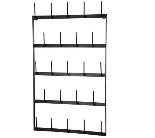 Väggstativ - Till muggar eller krukor - Svart - 44 x 77cm - www.frokenfraken.se