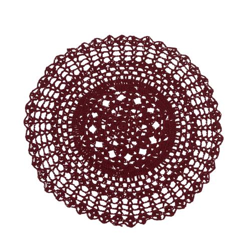 Tablett - BRITTA - RÖD - Ø38CM - www.frokenfraken.se