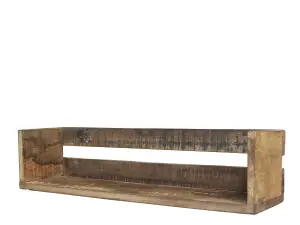 Vägghylla - Trä - 14 x 60 x 15 cm - www.frokenfraken.se