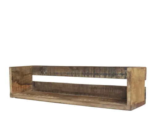 Vägghylla - Trä - 14 x 60 x 15 cm - www.frokenfraken.se