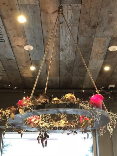 Ljuskrona för blockljus - Ø70 cm - www.frokenfraken.se