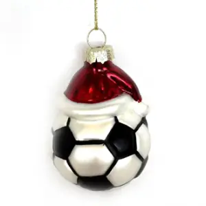 Julkula - Fotboll - Glas - 5 cm - www.frokenfraken.se