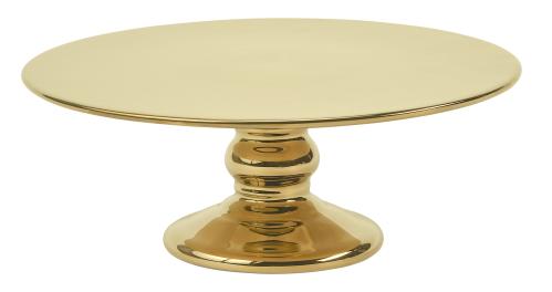 Tårtfat på fot - Guld - Ø20,5 x 8 cm - www.frokenfraken.se