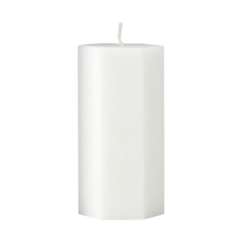 Spindelvävsljus - Vit - 5 x 10 cm - www.frokenfraken.se