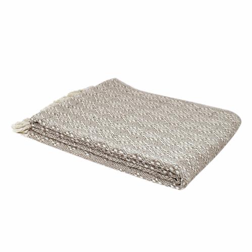 Pläd Hedvig Beige - 125 x 150 cm - www.frokenfraken.se