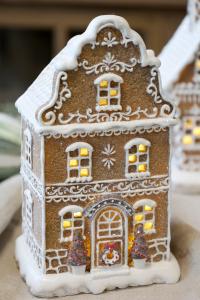 Pepparkakshus - LED - 21 x 12 x 10 cm - www.frokenfraken.se