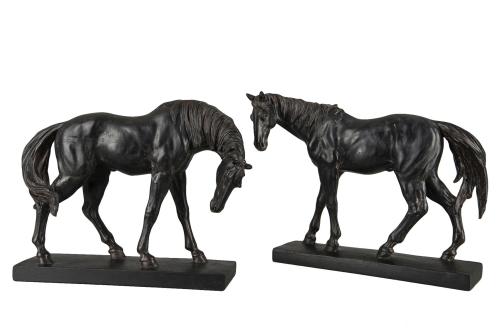 Häst - Svartbrun - 2-pack - 29 x 23 cm - www.frokenfraken.se