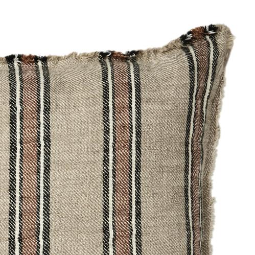 Kuddfodral - Beige/brun/svart - 50 x 50 cm - www.frokenfraken.se