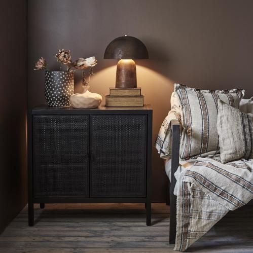 Kuddfodral - Beige/brun/svart - 50 x 50 cm - www.frokenfraken.se