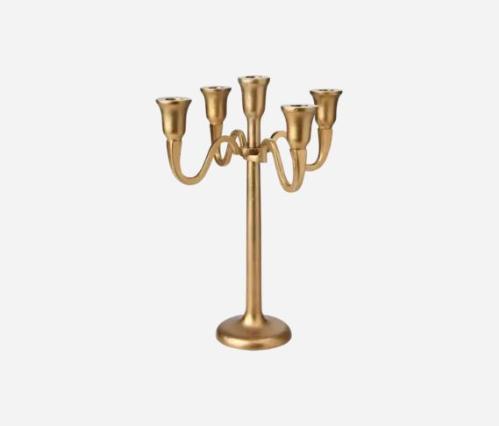Ljusstake - Kandelaber - Mässing - 36 cm - www.frokenfraken.se
