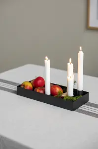 Bordsljusstake - SUND - 4 ljus magnet - Svart - 30 cm - www.frokenfraken.se
