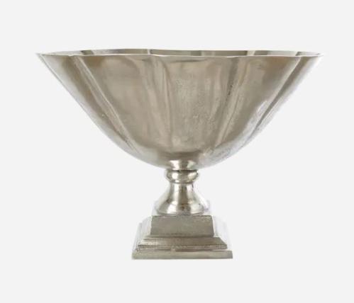 Champagneskål - På fot - Silver - Ø51 x 36 cm - www.frokenfraken.se