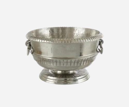 Champagneskål - På fot - Silver - Ø38 x 23 cm - www.frokenfraken.se