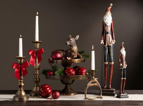 Hänge - Rosett - Satin - Röd - 1st - 10 x 12 cm - www.frokenfraken.se