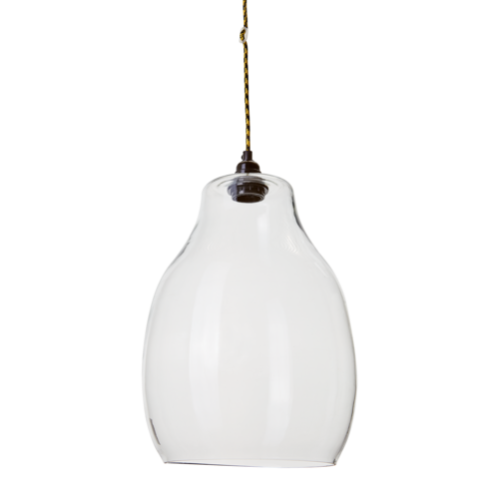 Lampskärm i glas - Ø 28 x H 38 cm - www.frokenfraken.se