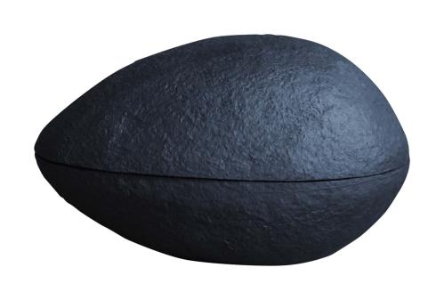 Påskägg - Svart - Papier Maché - 18 cm - www.frokenfraken.se