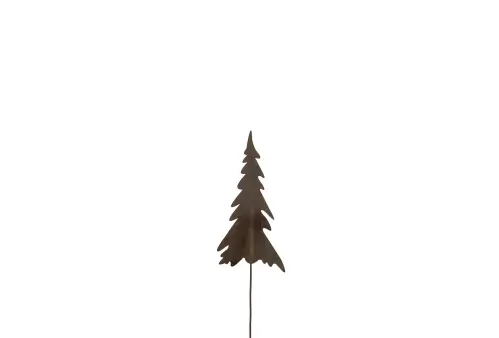 Julgran - På Stick - Metall - Rost - 1 st - 6 x 12 cm - www.frokenfraken.se