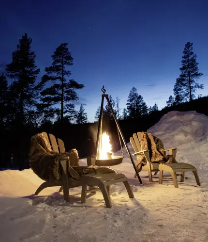 Däckstol med fotpall - Artwood ADIRONDACK Sunchair - Grey - www.frokenfraken.se