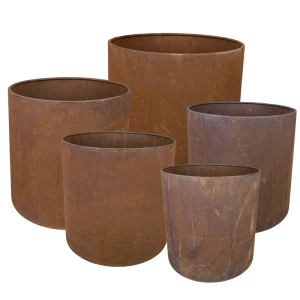 Krukor - Cylinder - Rost - 5 storlekar - www.frokenfraken.se